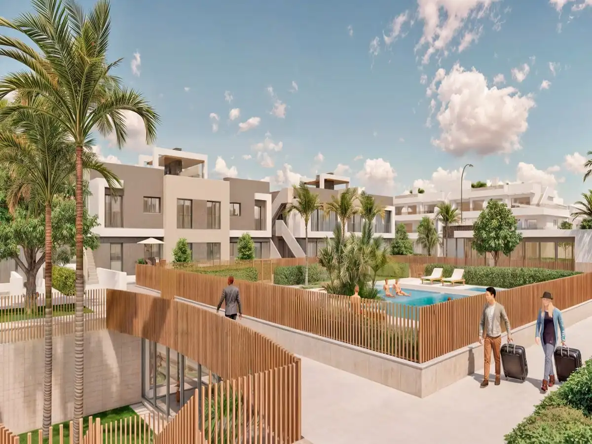 Vista exterior de Apartamento en venta en Pilar de la Horadada con Jacuzzi, Sauna y Piscina comunitaria