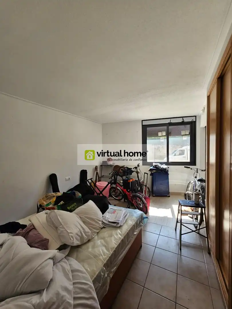 Bedroom of Flat for sale in Benimantell  with Air Conditioner, Terrace and Furnished