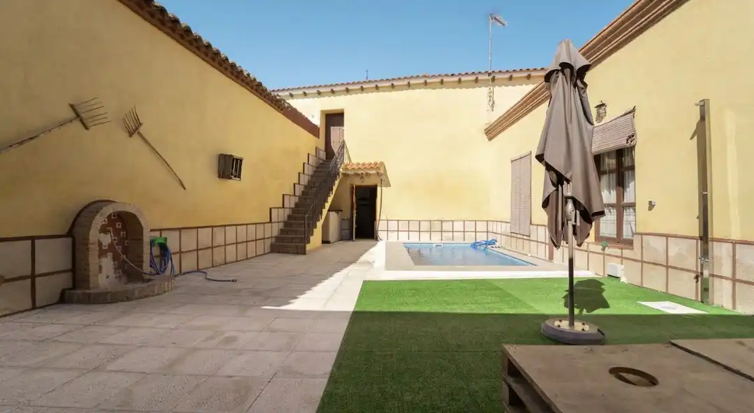 Terraza de Casa o chalet en venta en Villamiel de Toledo con Aire acondicionado, Calefacción y Trastero