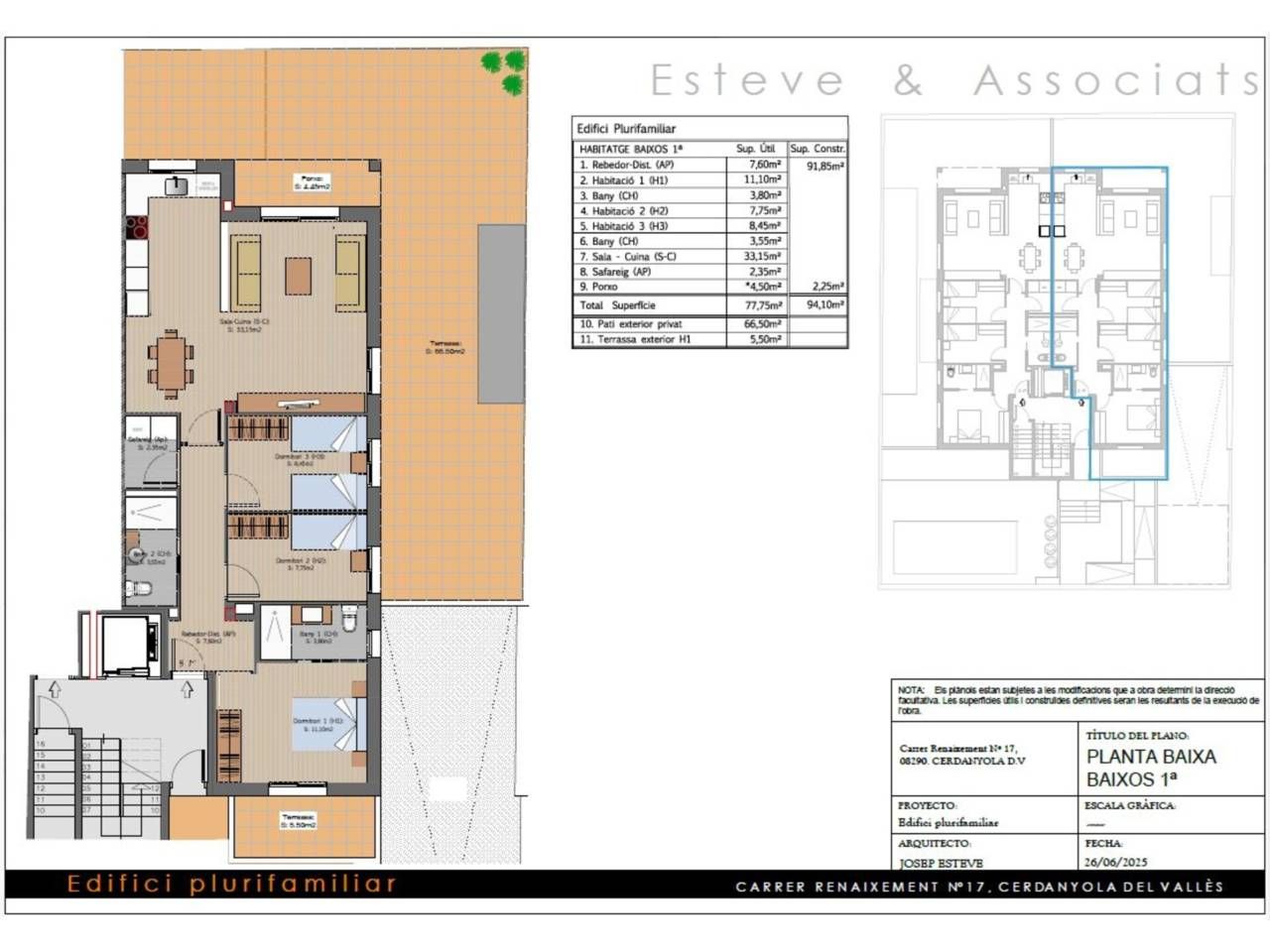 Flat for sale in Cerdanyola del Vallès  with Air Conditioner, Heating and Private garden