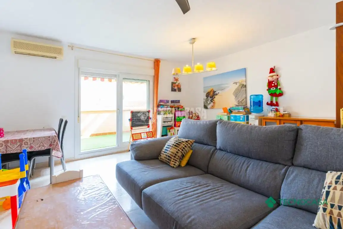 Living room of Duplexes for sale in Roquetas de Mar  with Air Conditioner and Terrace