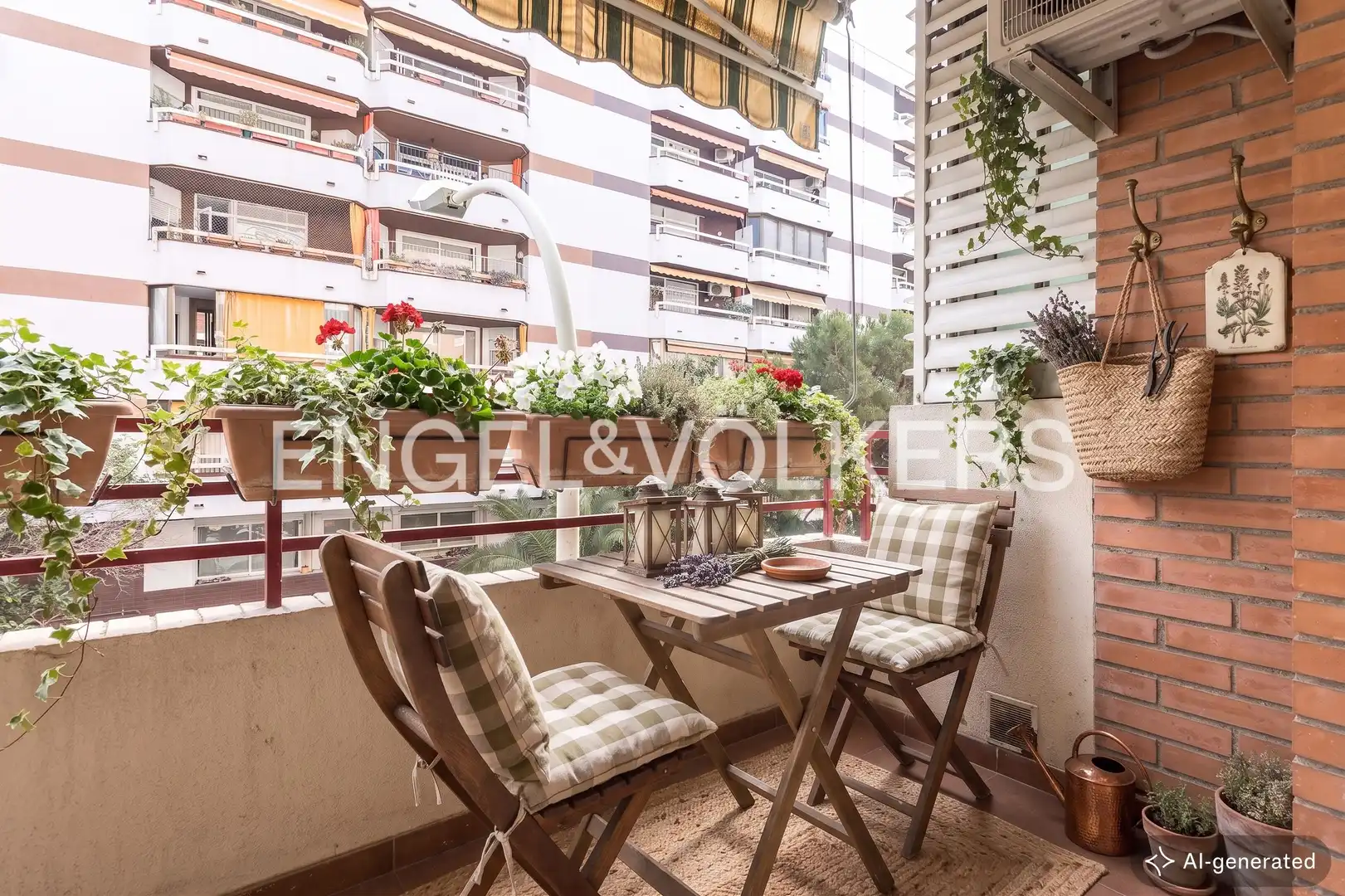 Balcony of Flat for sale in Barcelona  with Air Conditioner, Heating and Furnished