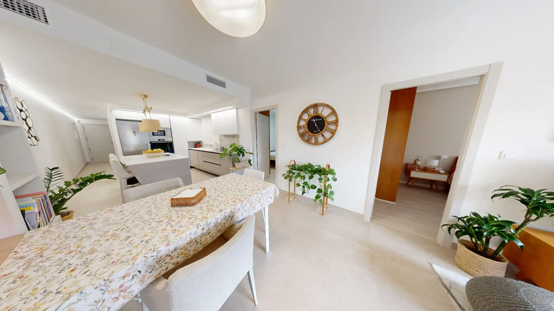 Küche von Wohnung zum Verkauf in El Campello mit Klimaanlage, Parkett und Abstellraum
