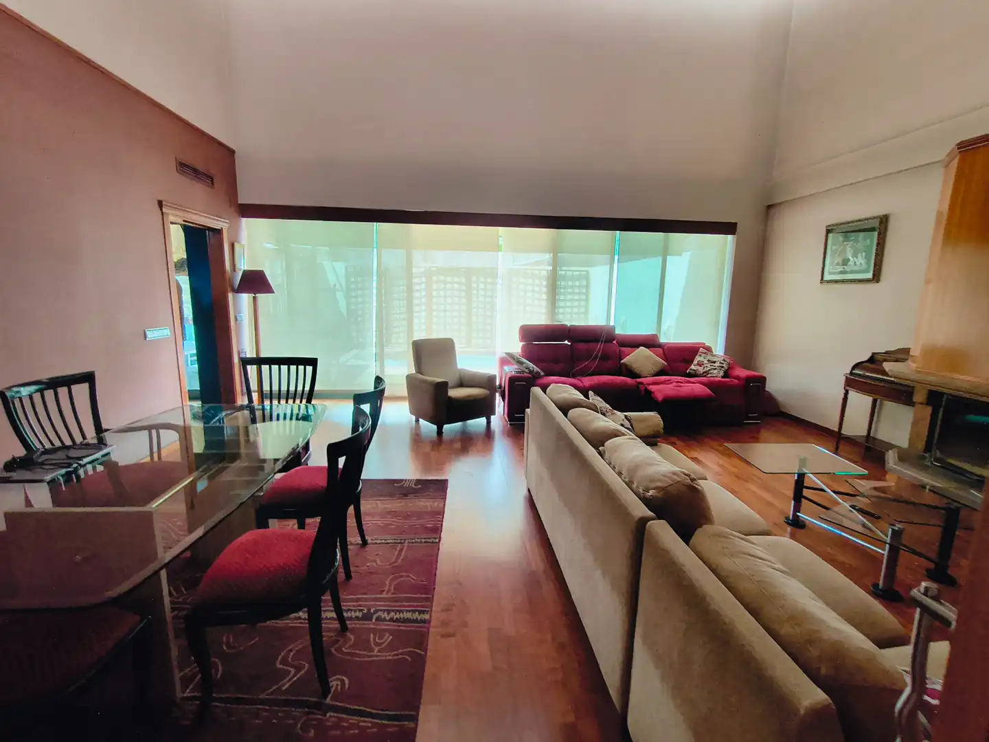 Sala de estar de Casa o chalet de alquiler en San Vicente del Raspeig / Sant Vicent del Raspeig con Aire acondicionado, Parquet y Amueblado