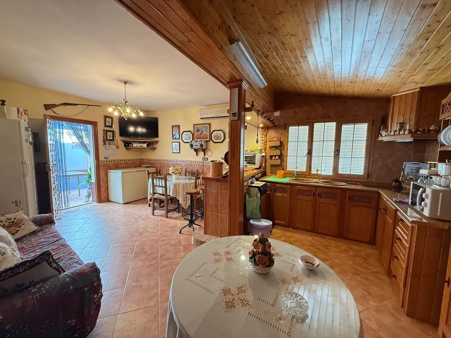 Cocina de Casa o chalet en venta en Villanueva de Algaidas con Aire acondicionado, Calefacción y Jardín privado