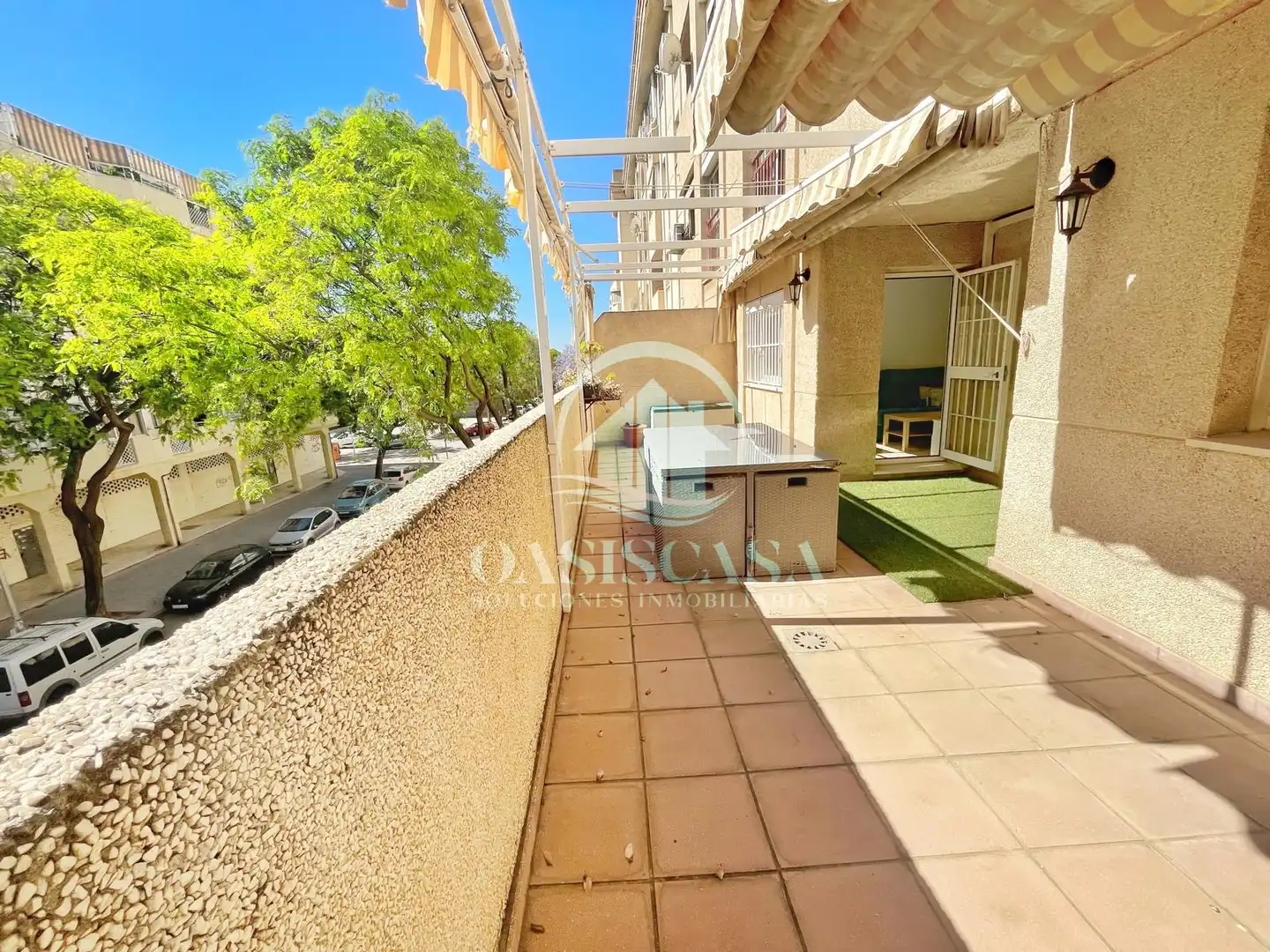 Terraza de Piso de alquiler en Málaga con Aire acondicionado, Terraza y Amueblado