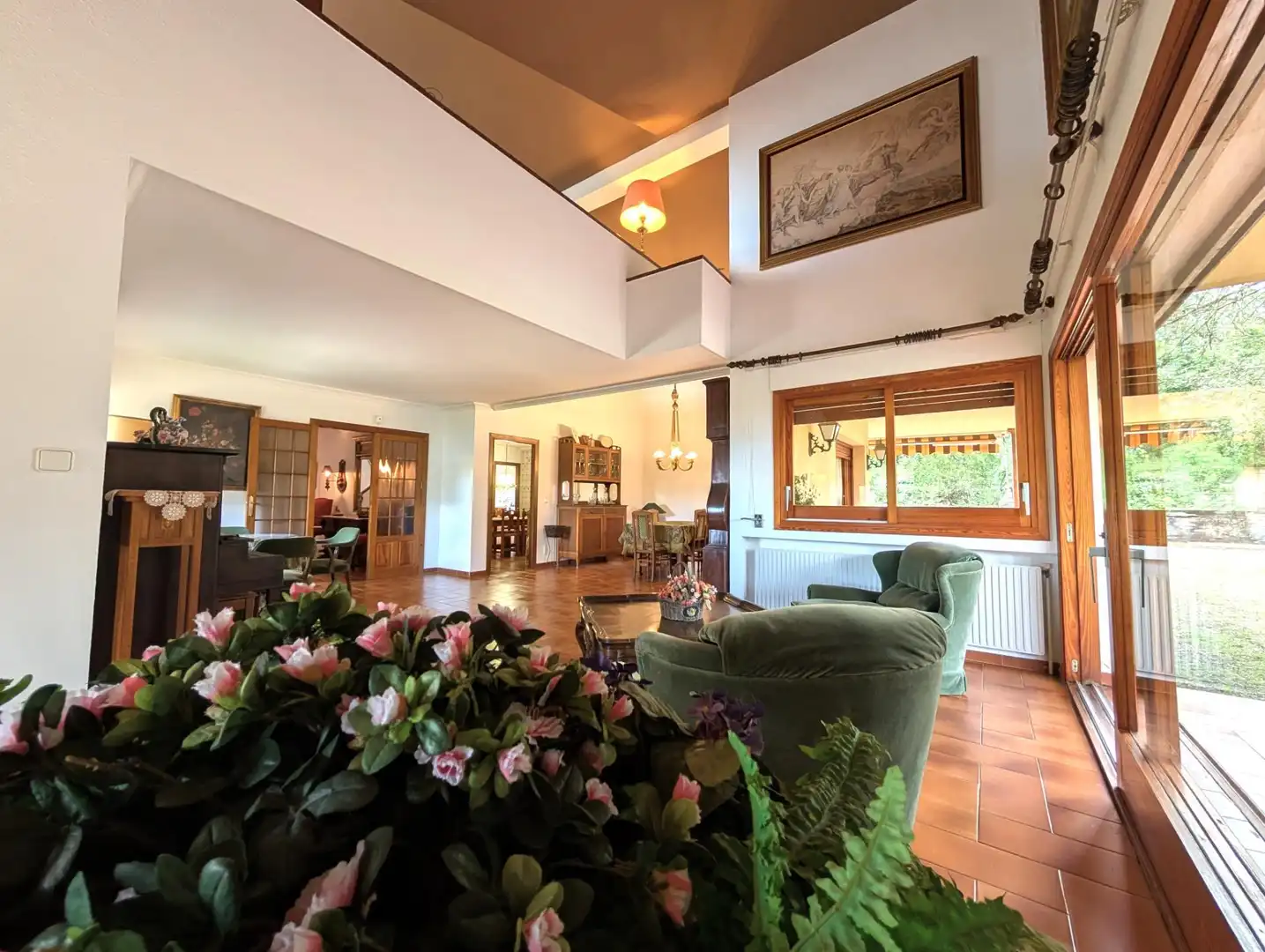 Sala d'estar de Casa o xalet en venda en Alcoy / Alcoi amb Calefacció, Jardí privat i Terrassa