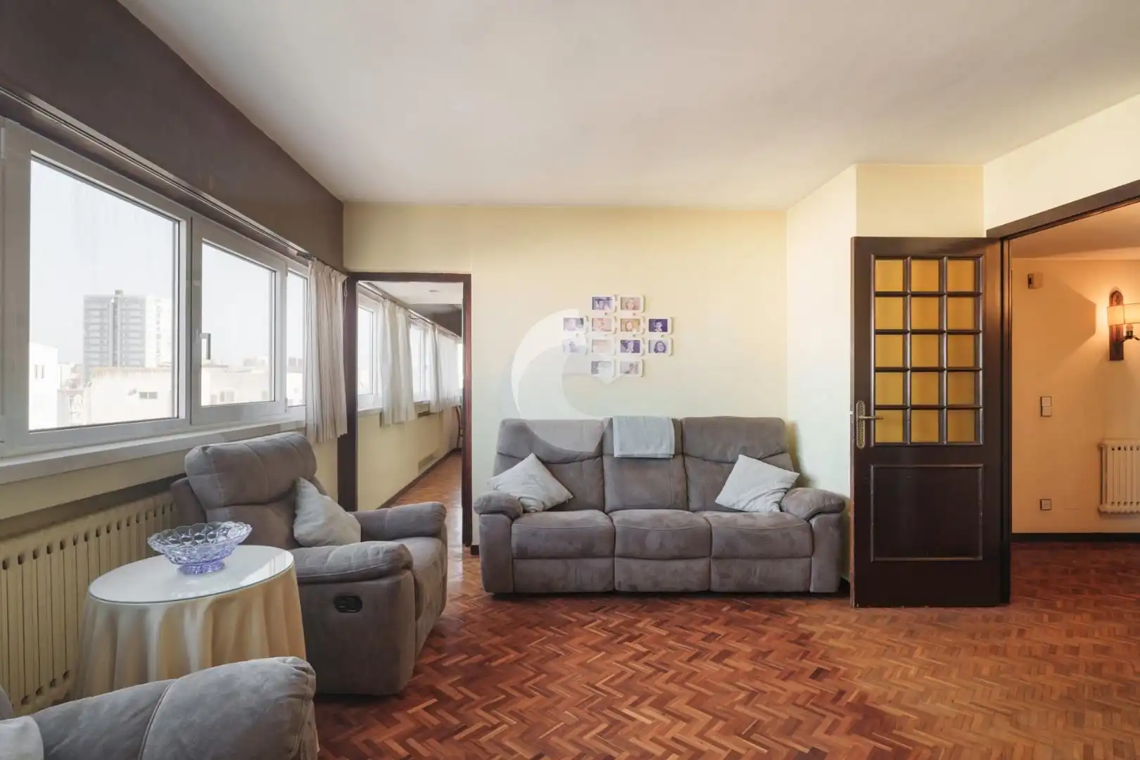 Living room of Flat for sale in A Coruña Capital   with Heating
