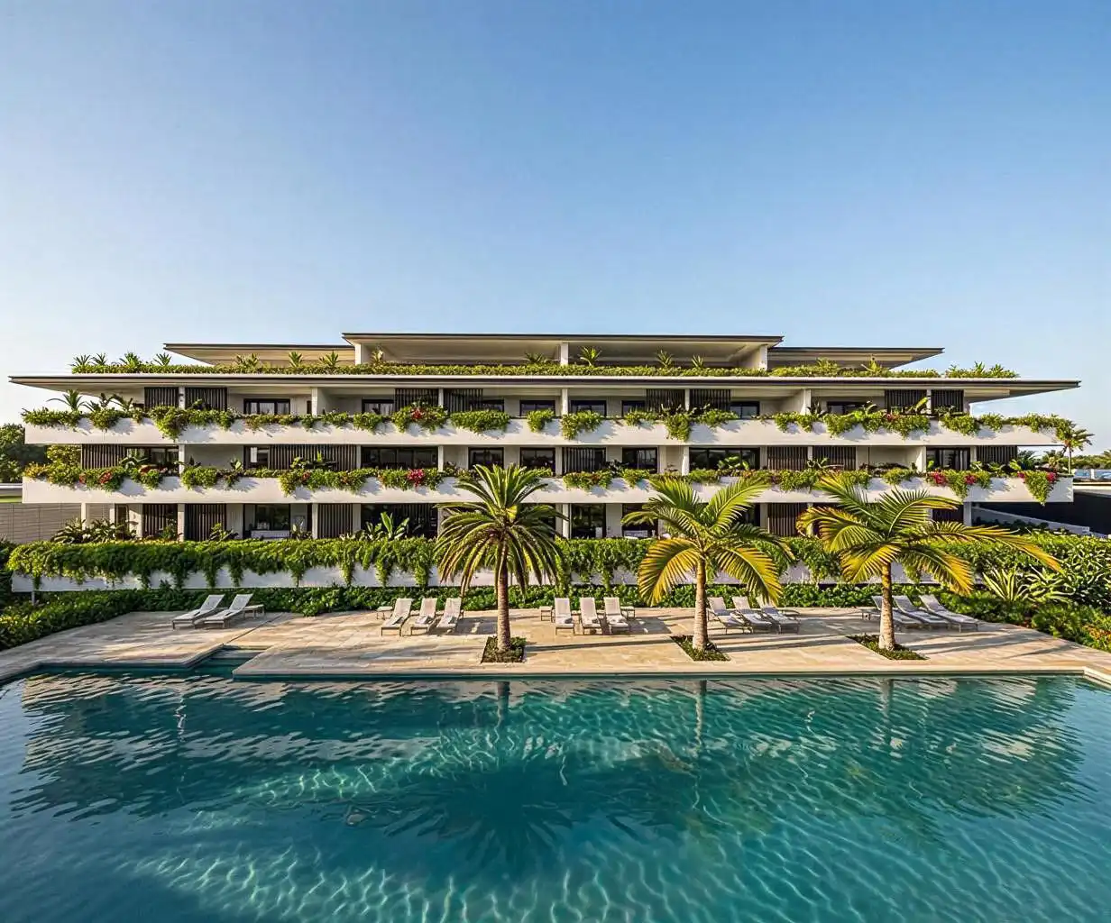 Apartamento con piscina en venta en El Faro de Calaburra - Chaparral