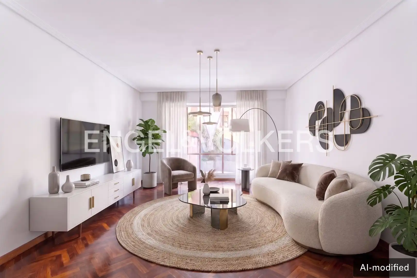 Wohnzimmer von Wohnung zum Verkauf in Madrid mit Heizung und Parkett