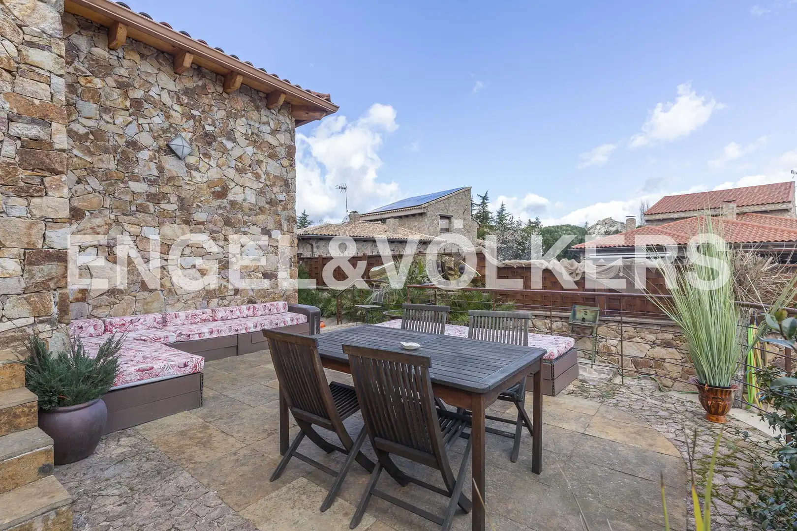 Terraza de Casa o chalet en venta en El Berrueco con Calefacción, Jardín privado y Terraza