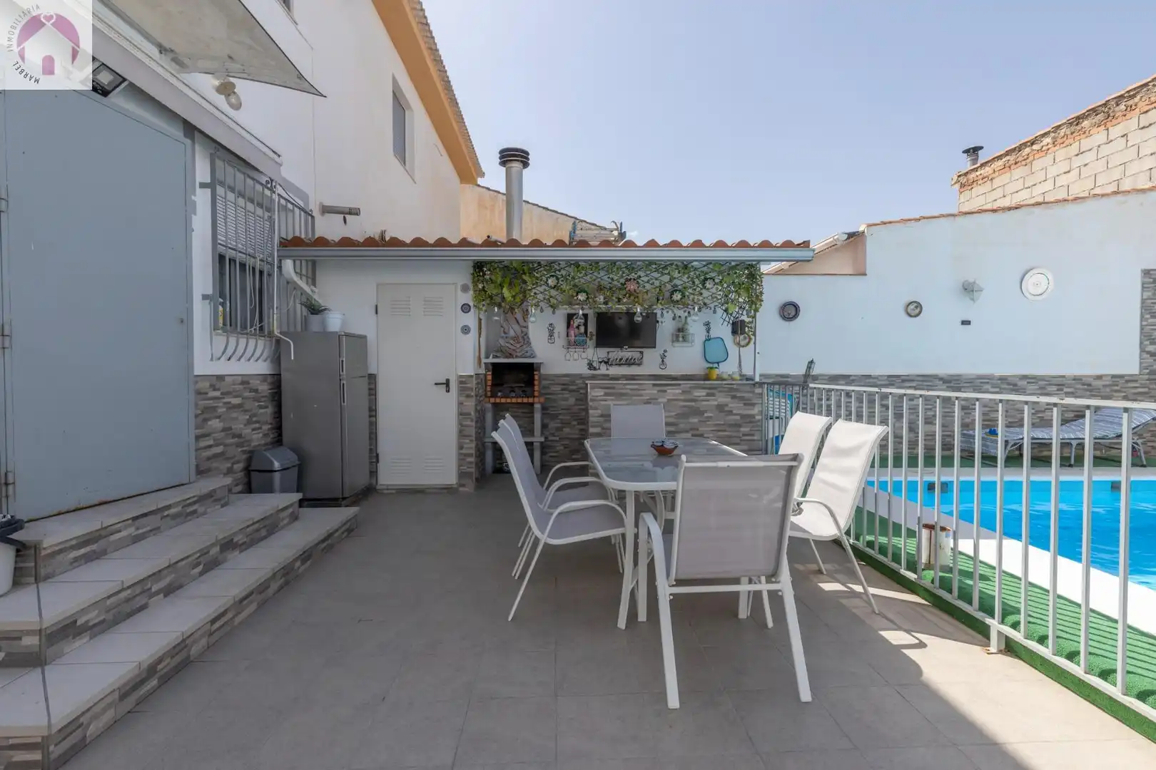 Terrassa de Casa o xalet en venda en Láchar amb Aire condicionat, Calefacció i Piscina