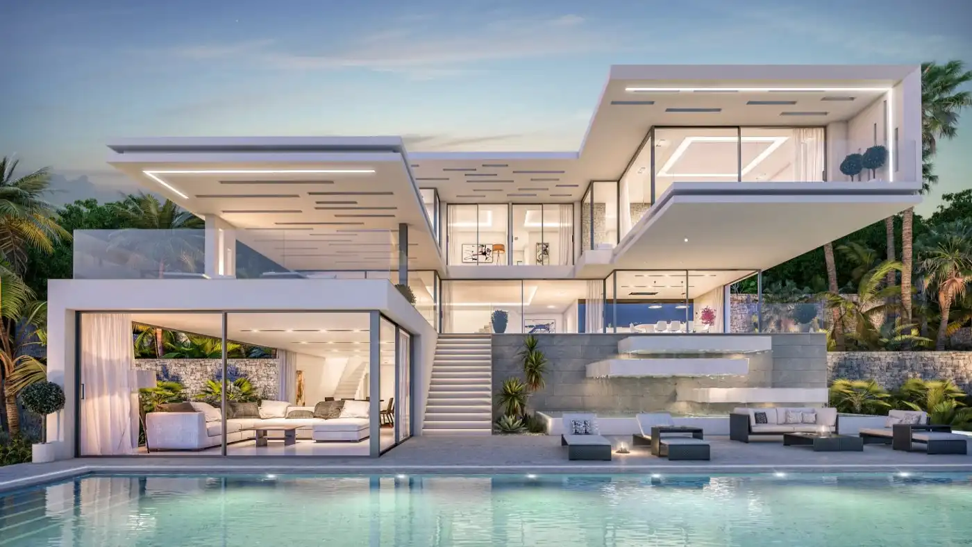 Exterior view of Houses for sale in Jávea / Xàbia  with Air Conditioner, Private garden and Terrace