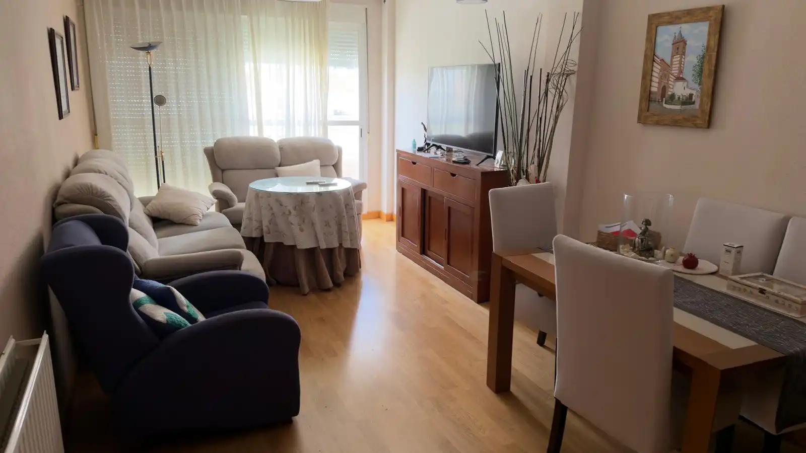 Sala d'estar de Pis de lloguer en Granada amb Aire condicionat, Calefacció i Moblat