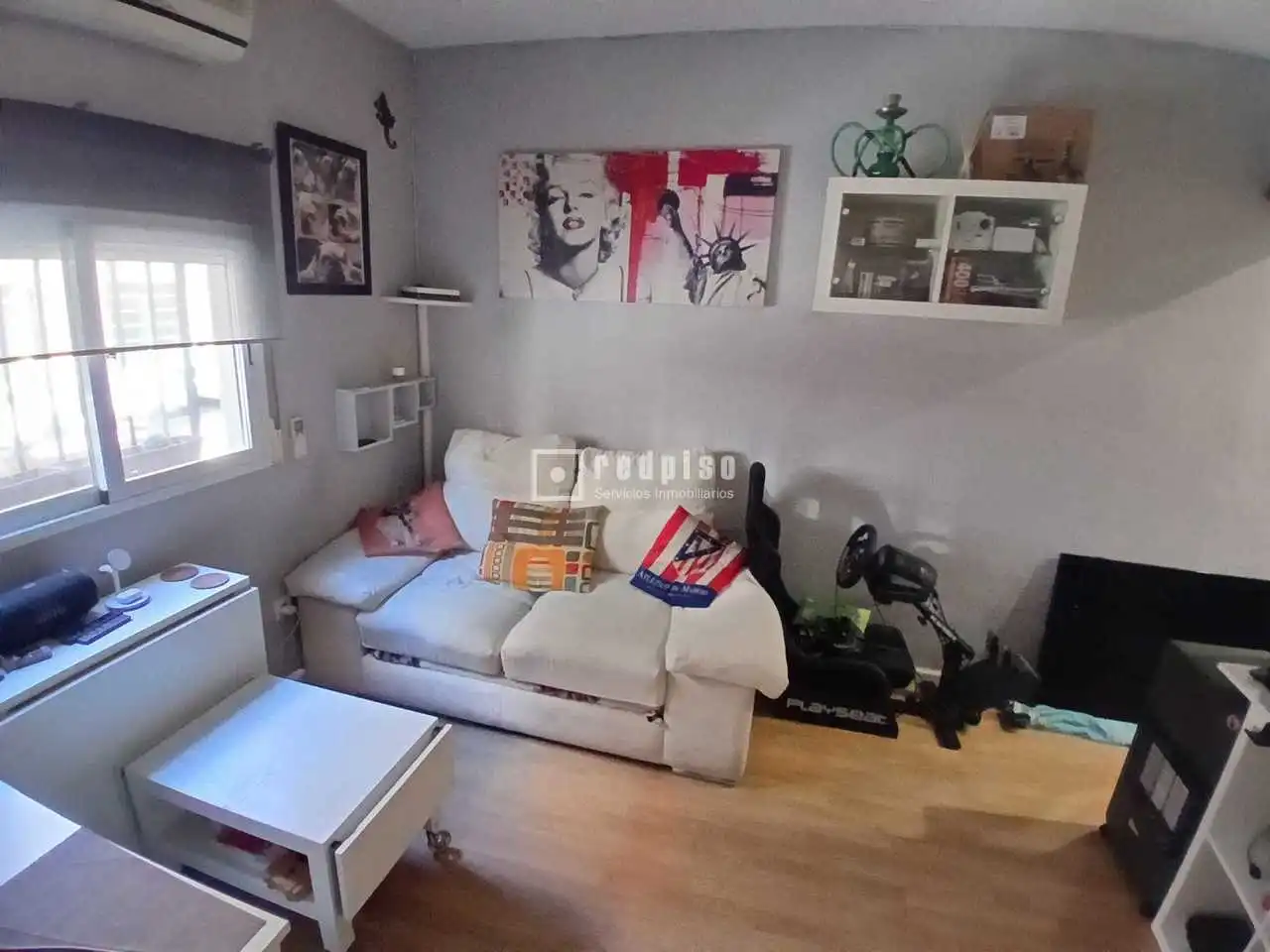 Living room of Flat for sale in Madrid  with Air Conditioner