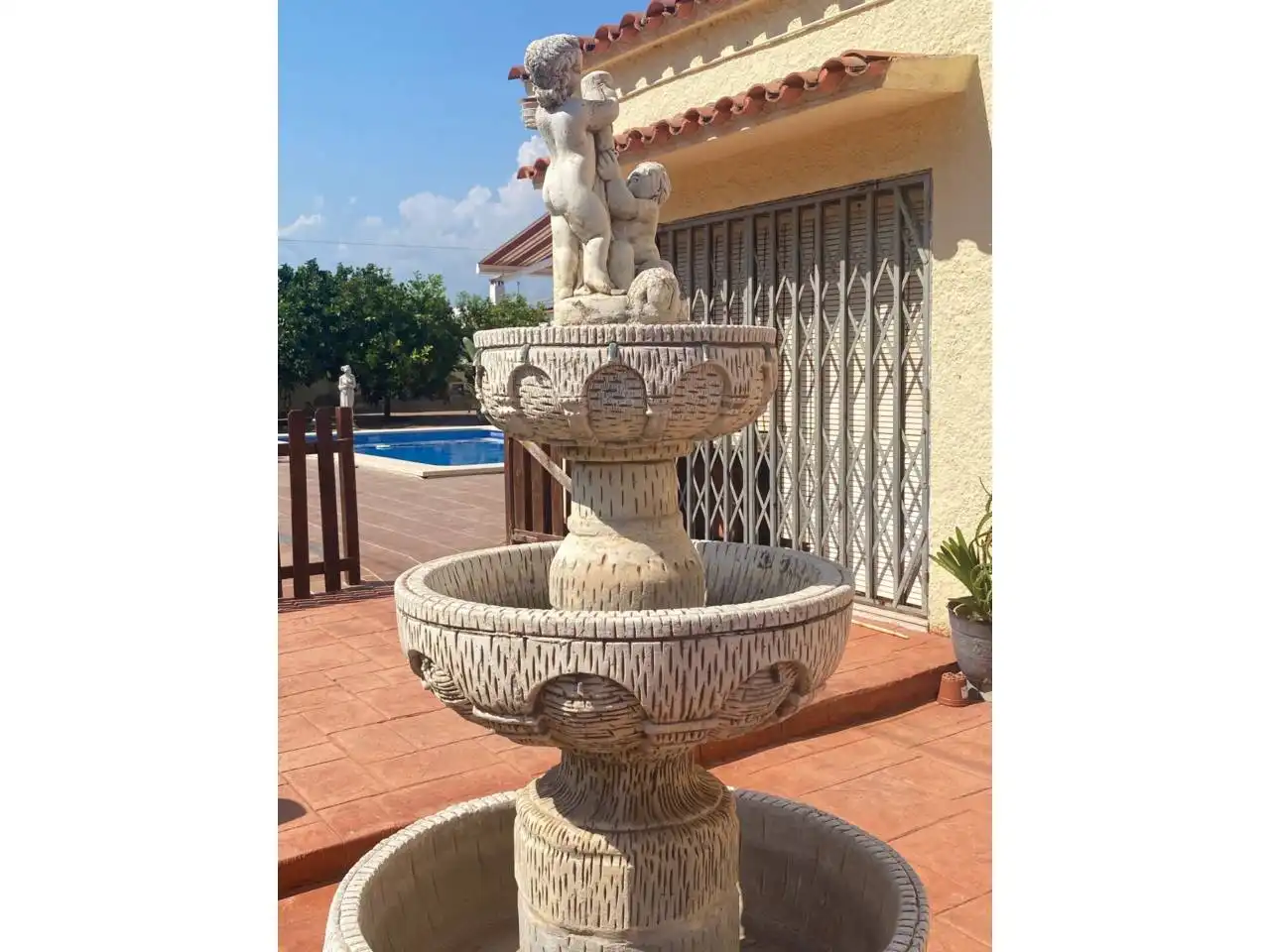 Jardí de Casa o xalet en venda en Mont-roig del Camp amb Jardí privat, Piscina i Moblat