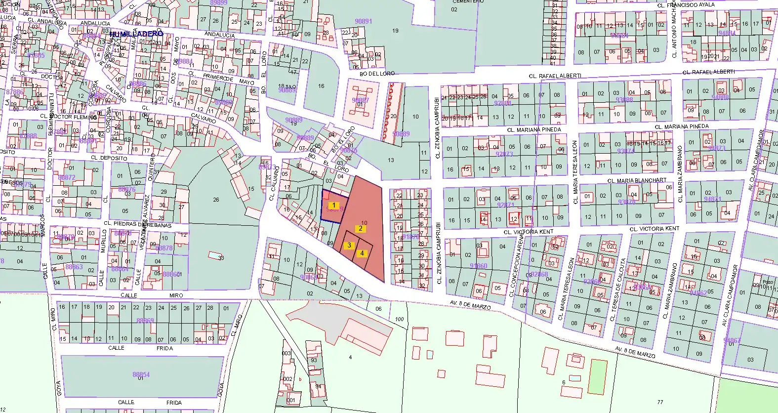 Wohnbaugrundstück zum Verkauf in Avenida Ocho de Marzo 4, imagen 2