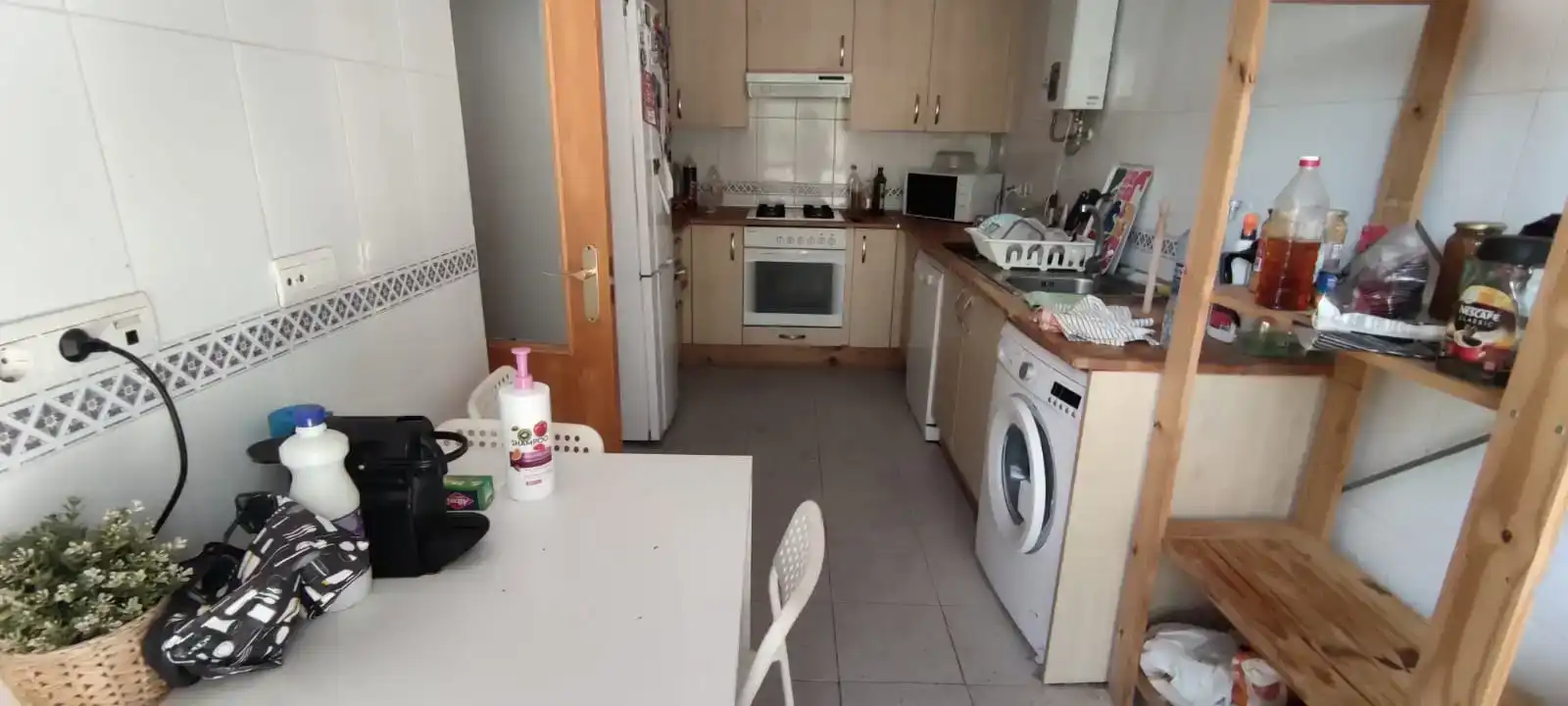 Cuina de Casa o xalet de lloguer en Murcia amb Aire condicionat, Jardí privat i Parquet