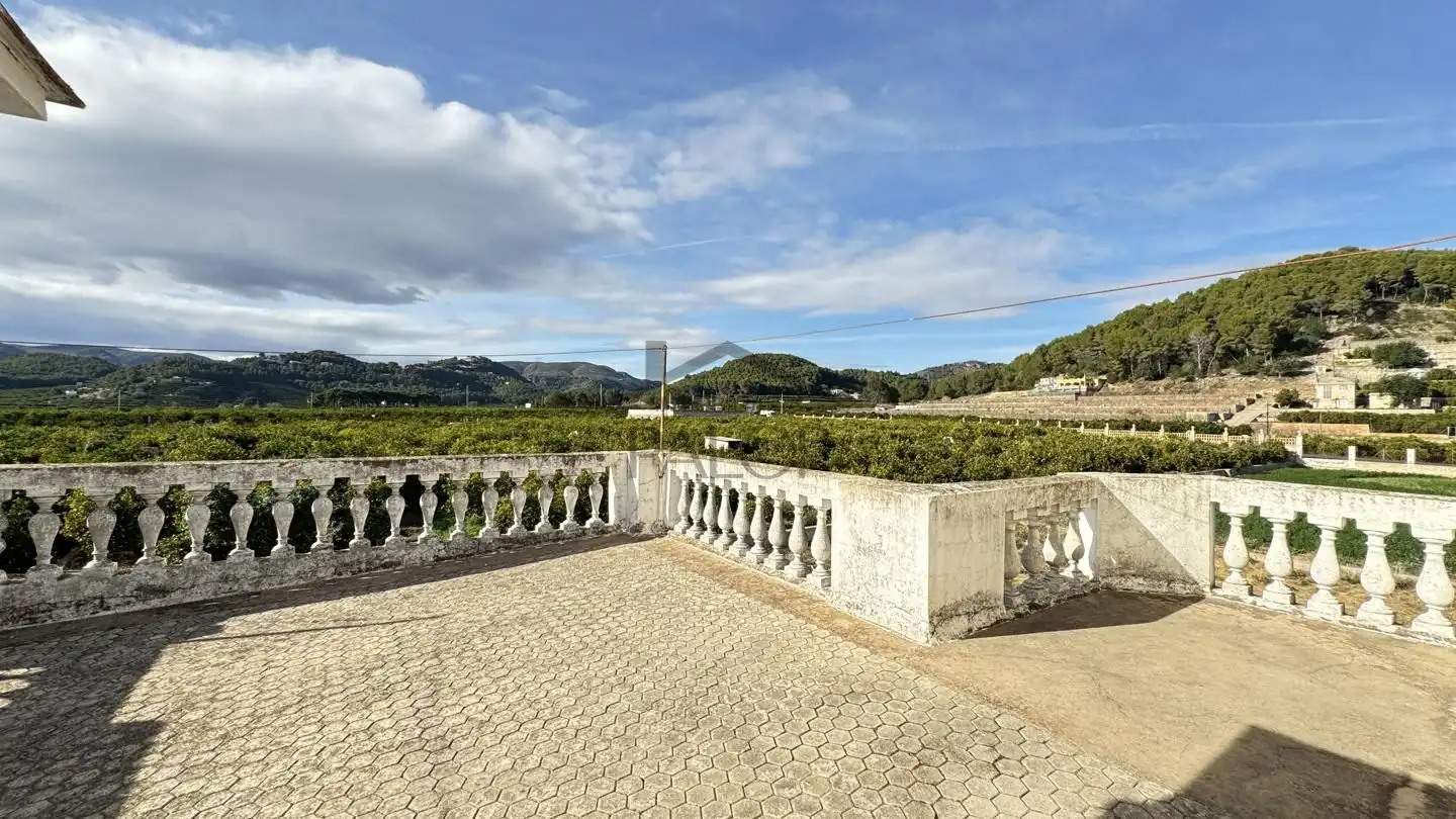 Vista exterior de Finca rústica en venta en Benifairó de la Valldigna con Terraza