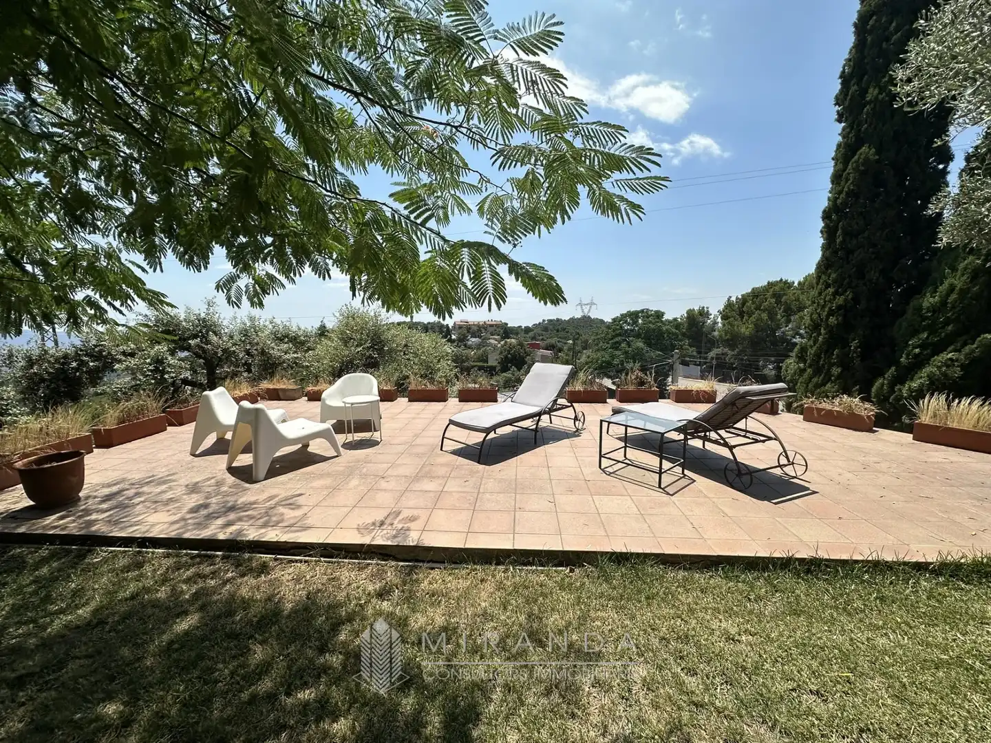Terraza de Casa o chalet en venta en L'Ametlla del Vallès con Aire acondicionado, Calefacción y Jardín privado