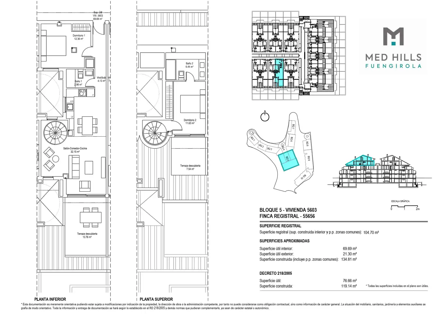 Neubau-Penthouse mit Pool zum Verkauf in Calle Zorzal 16