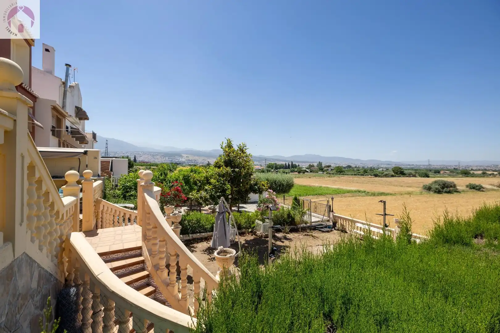 Jardí de Casa adosada en venda en Granada amb Calefacció, Jardí privat i Terrassa