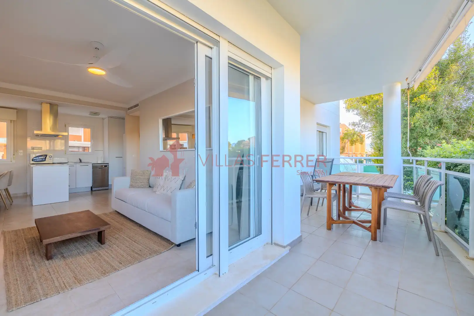 Exterior view of Flat for sale in Dénia  with Air Conditioner, Terrace and Furnished