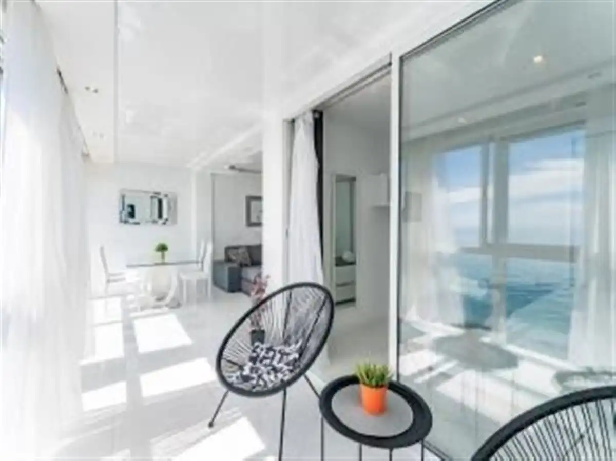 Balcony of Apartments for sale in Benalmádena  with Air Conditioner and Community pool