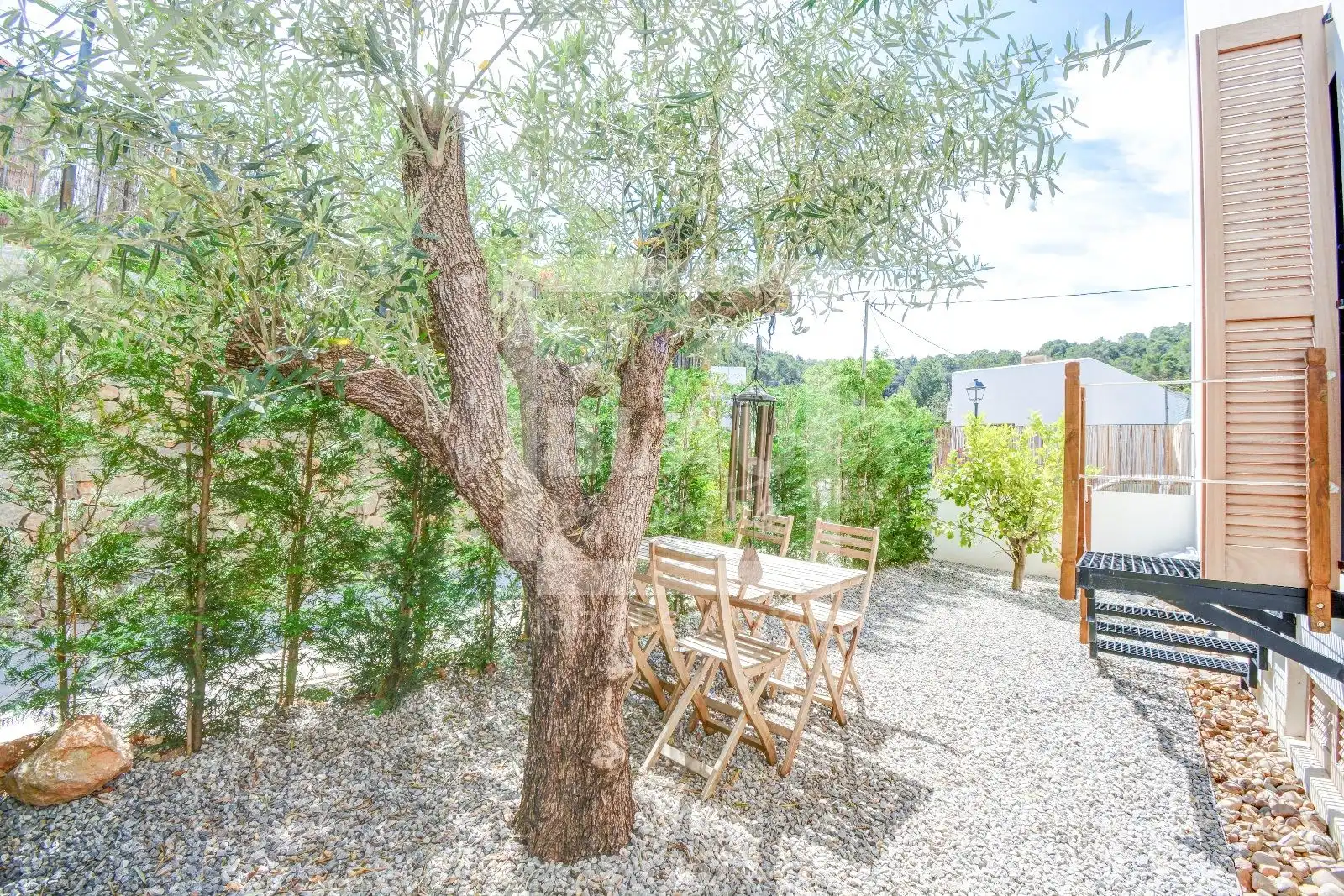 Terrace of Flat for rent in Sant Joan de Labritja  with Air Conditioner, Private garden and Furnished