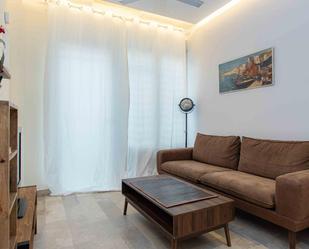 Sala d'estar de Pis de lloguer en  Madrid Capital amb Calefacció i Moblat