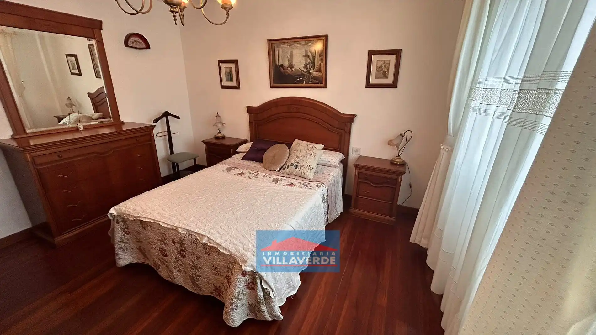 Bedroom of Flat for sale in Cangas   with Heating, Parquet flooring and Storage room