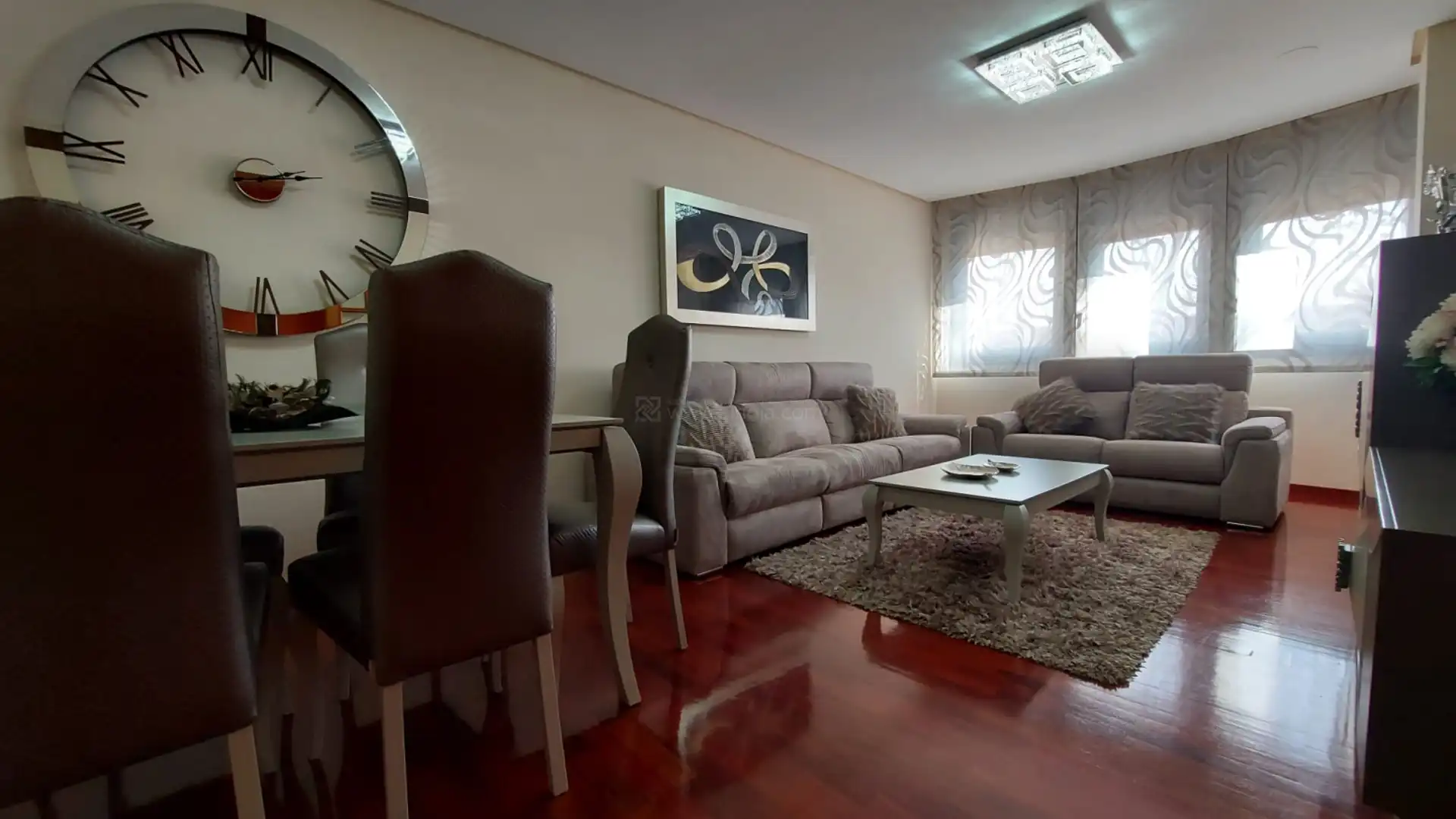 Sala de estar de Piso en venta en  Logroño con Calefacción, Parquet y Terraza