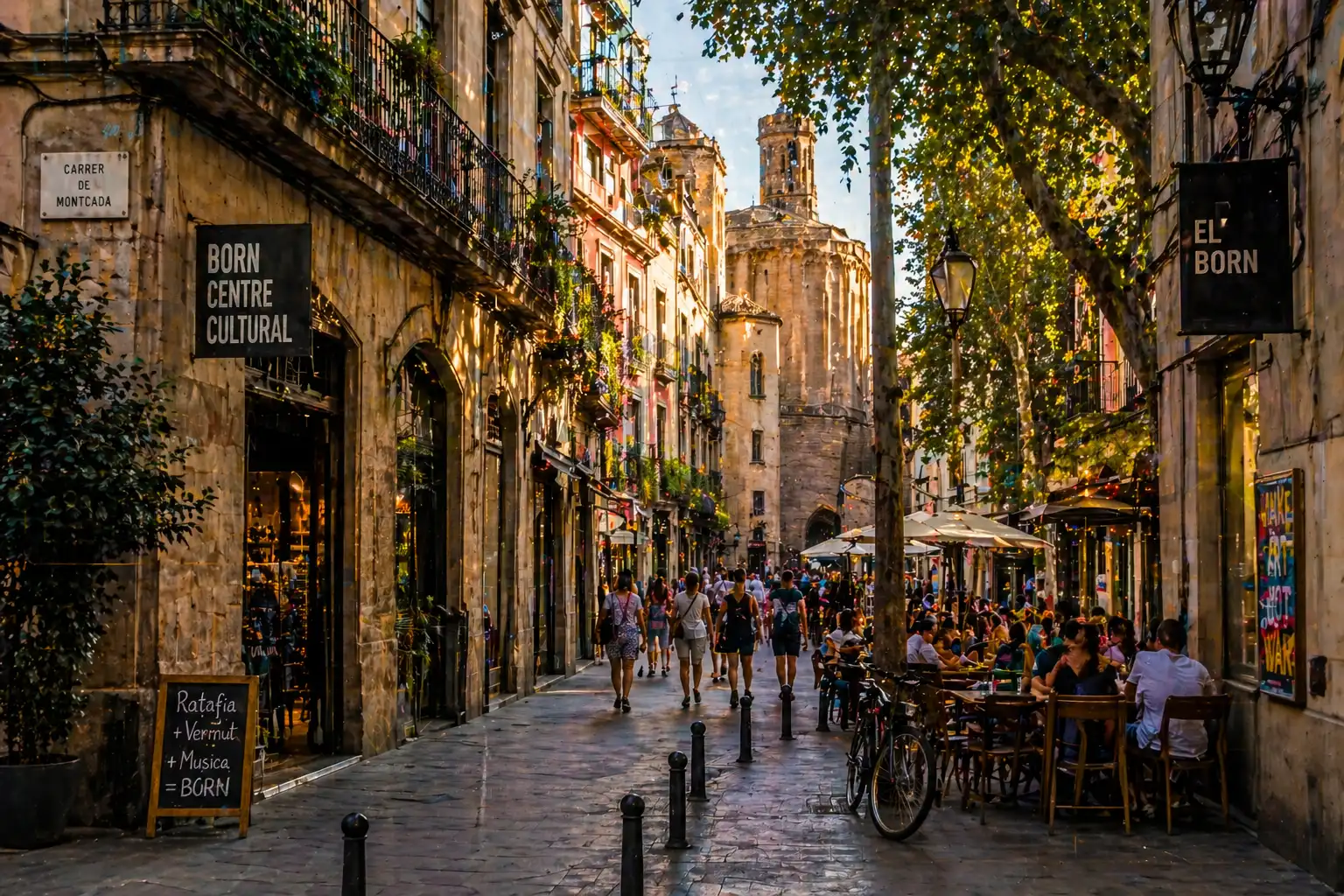 Vista exterior de Local en traspaso en Barcelona con Aire acondicionado, Amueblado y Alarma