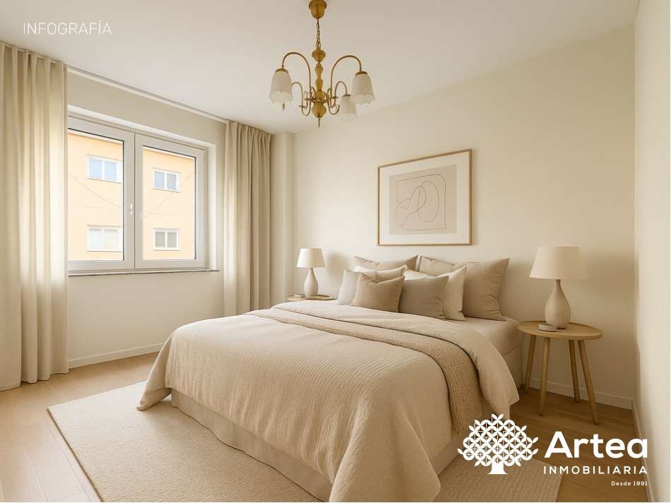 Bedroom of Flat for sale in Bilbao   with Heating, Terrace and Storage room