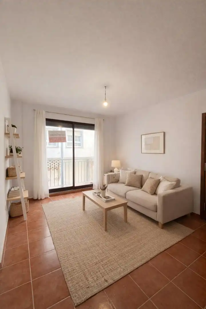 Sala d'estar de Apartament en venda en Porto do Son amb Traster i Balcó