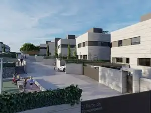 Vista exterior de Casa o chalet en venta en Torrelodones con Aire acondicionado, Calefacción y Jardín privado