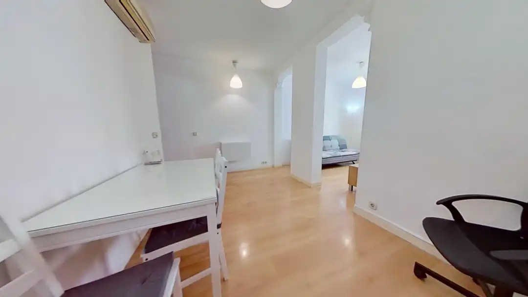 Living room of Apartments for rent in Madrid  with Air Conditioner and Heating