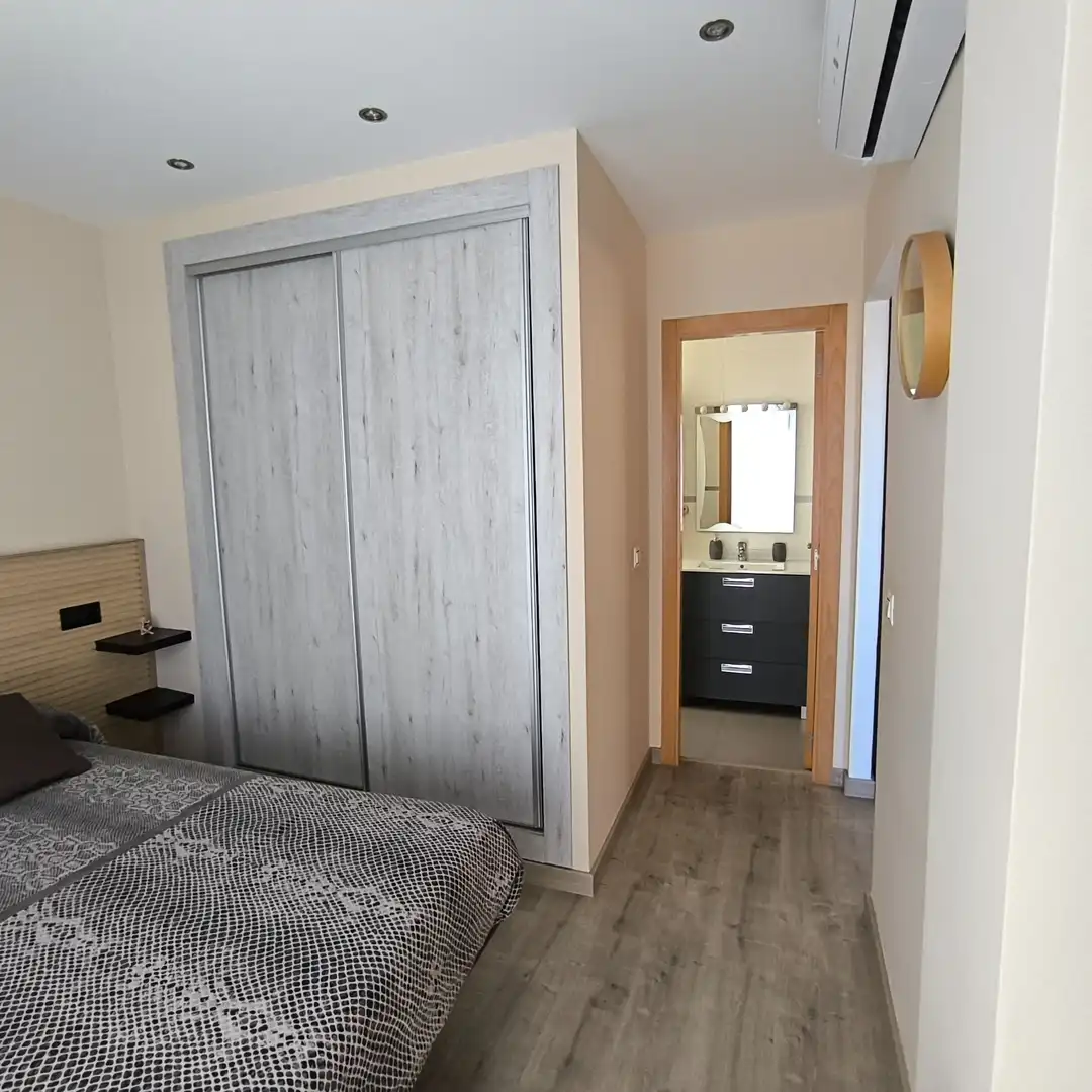 Schlafzimmer von Haus oder Chalet zum Verkauf in Peñíscola / Peníscola mit Klimaanlage, Privatgarten und Parkett