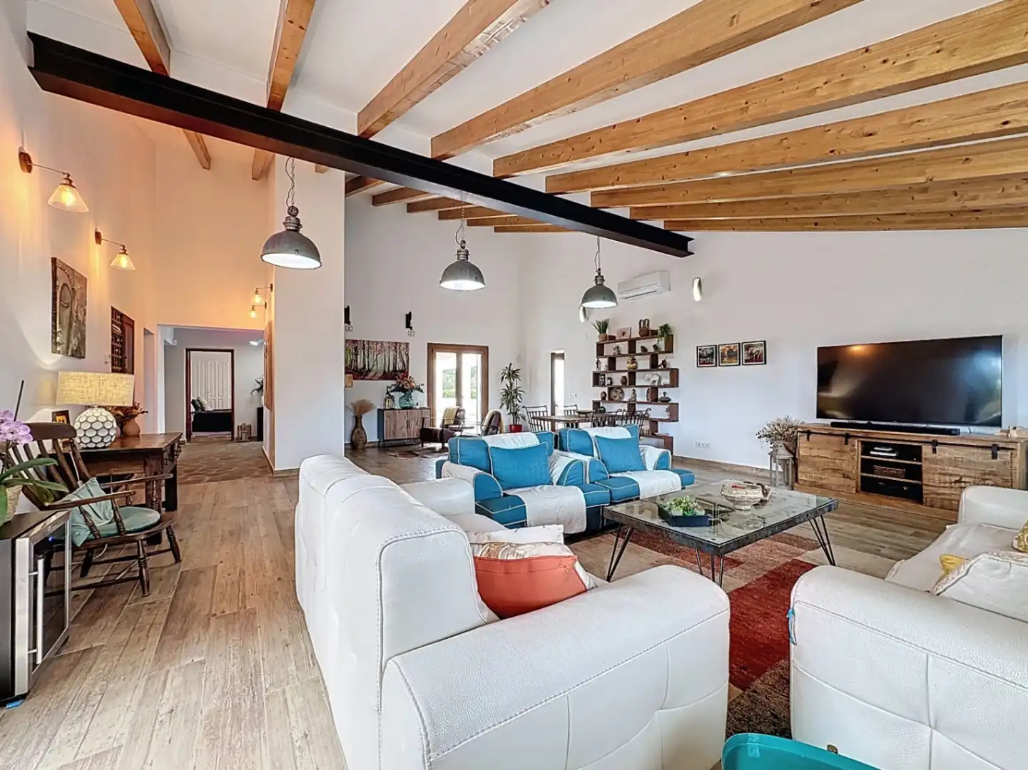 Living room of Houses for sale in L'Alfàs del Pi  with Air Conditioner, Heating and Private garden