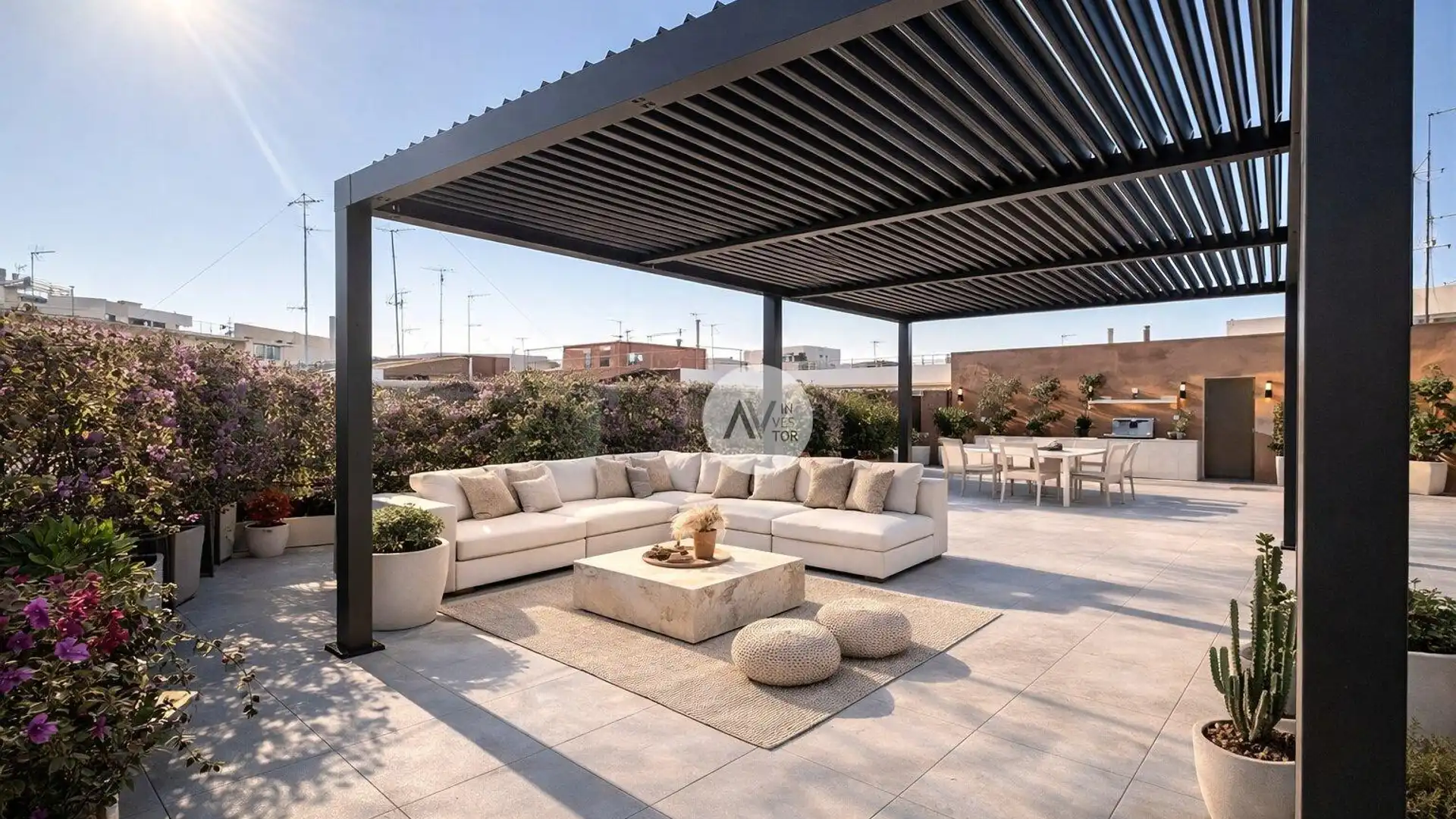 Terraza de Ático en venta en  Barcelona Capital con Aire acondicionado, Parquet y Terraza