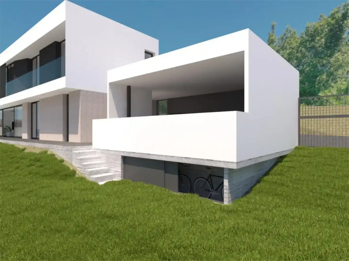 Vista exterior de Casa o xalet en venda en Sanxenxo amb Aire condicionat i Piscina