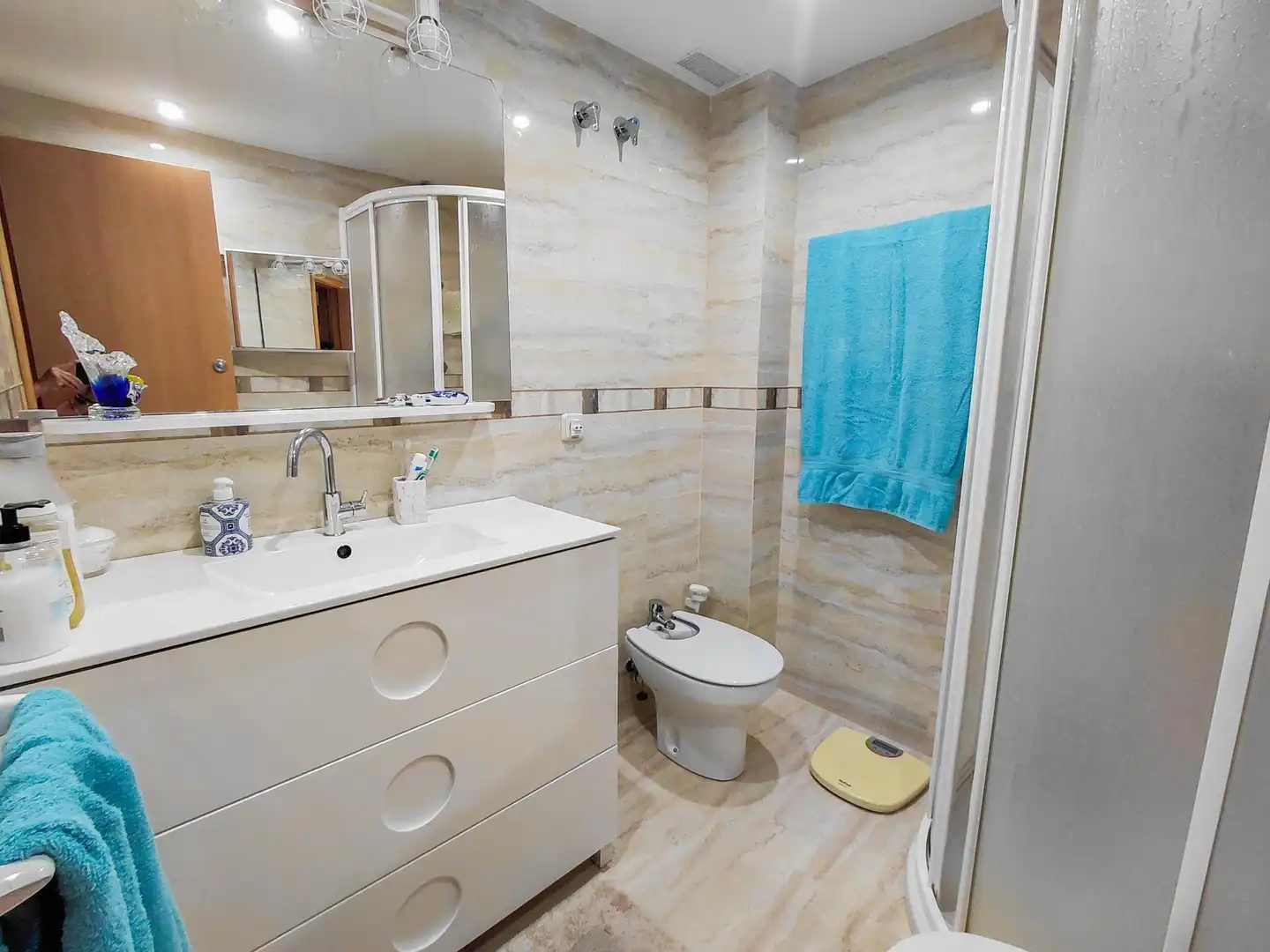 Bathroom of Ground floor for sale in Cunit  with Air Conditioner, Private garden and Terrace