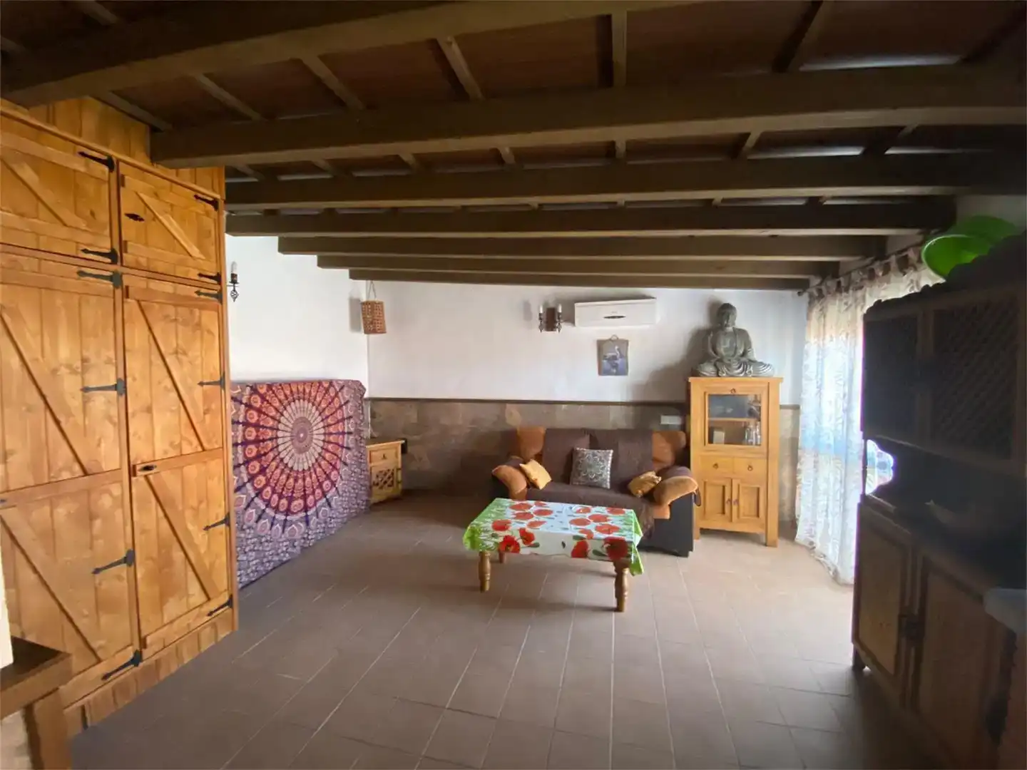 Living room of Flat for rent in Vejer de la Frontera  with Air Conditioner and Furnished