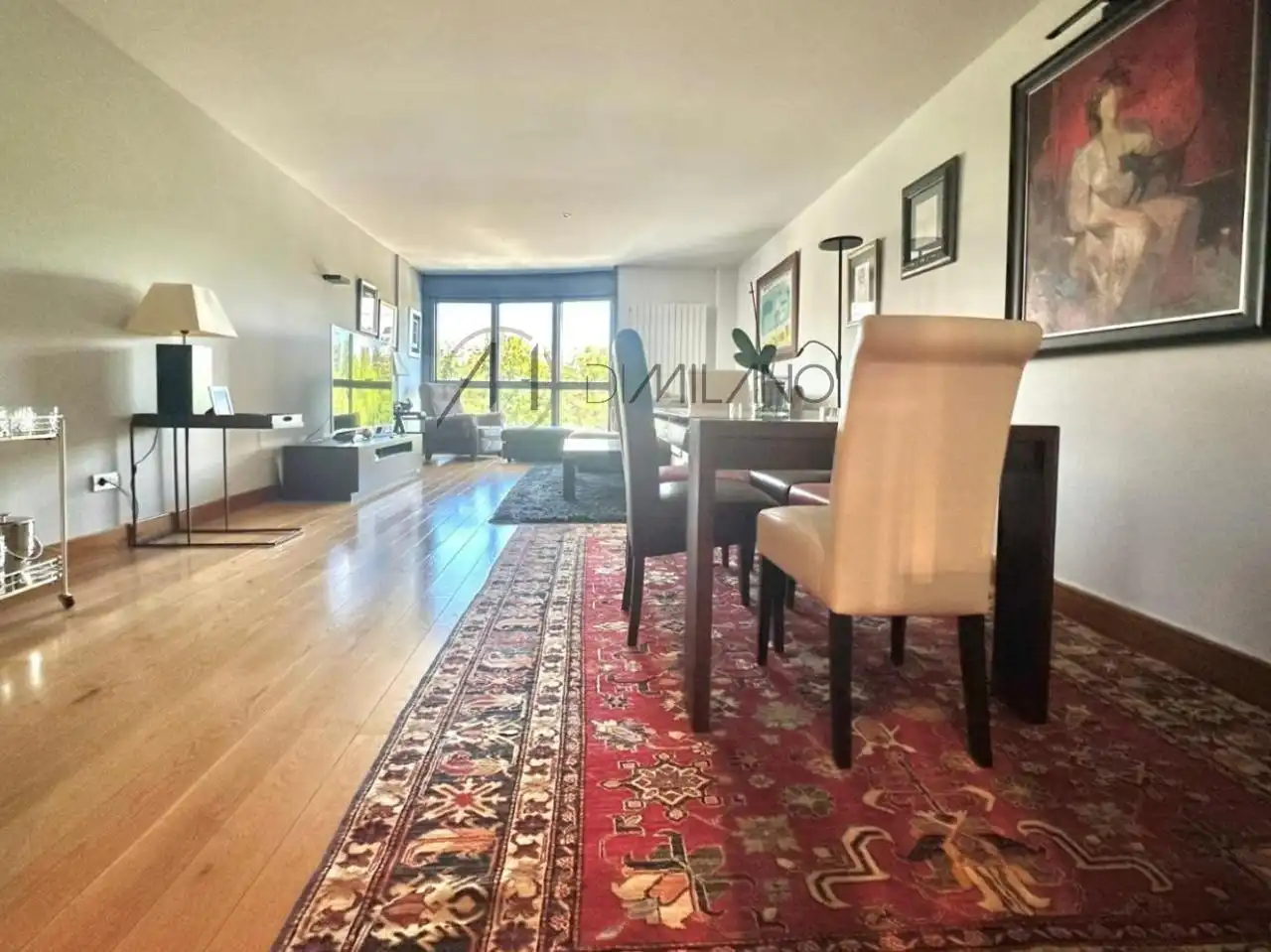 Dining room of Flat for sale in Vigo   with Heating, Parquet flooring and Storage room