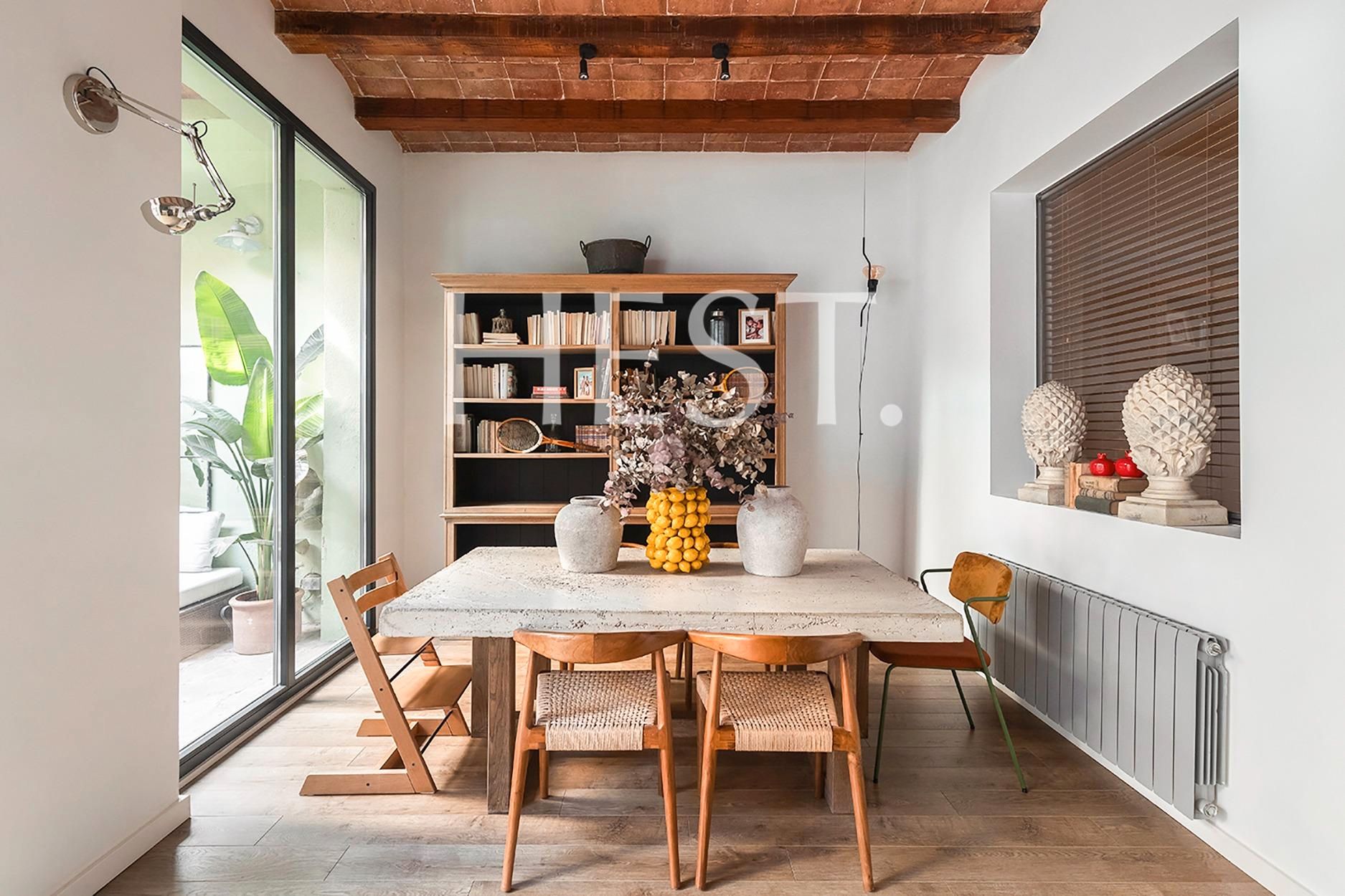 Menjador de Loft en venda en  Barcelona Capital amb Calefacció i Terrassa