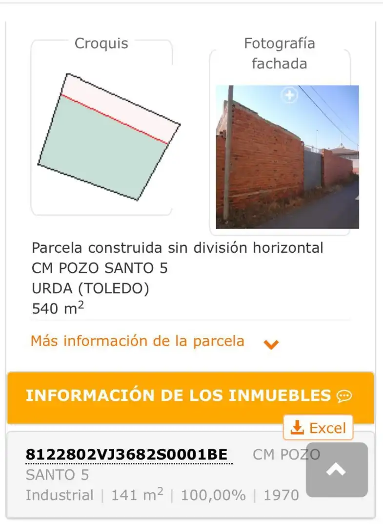 Parking de Terreno en venta en Urda