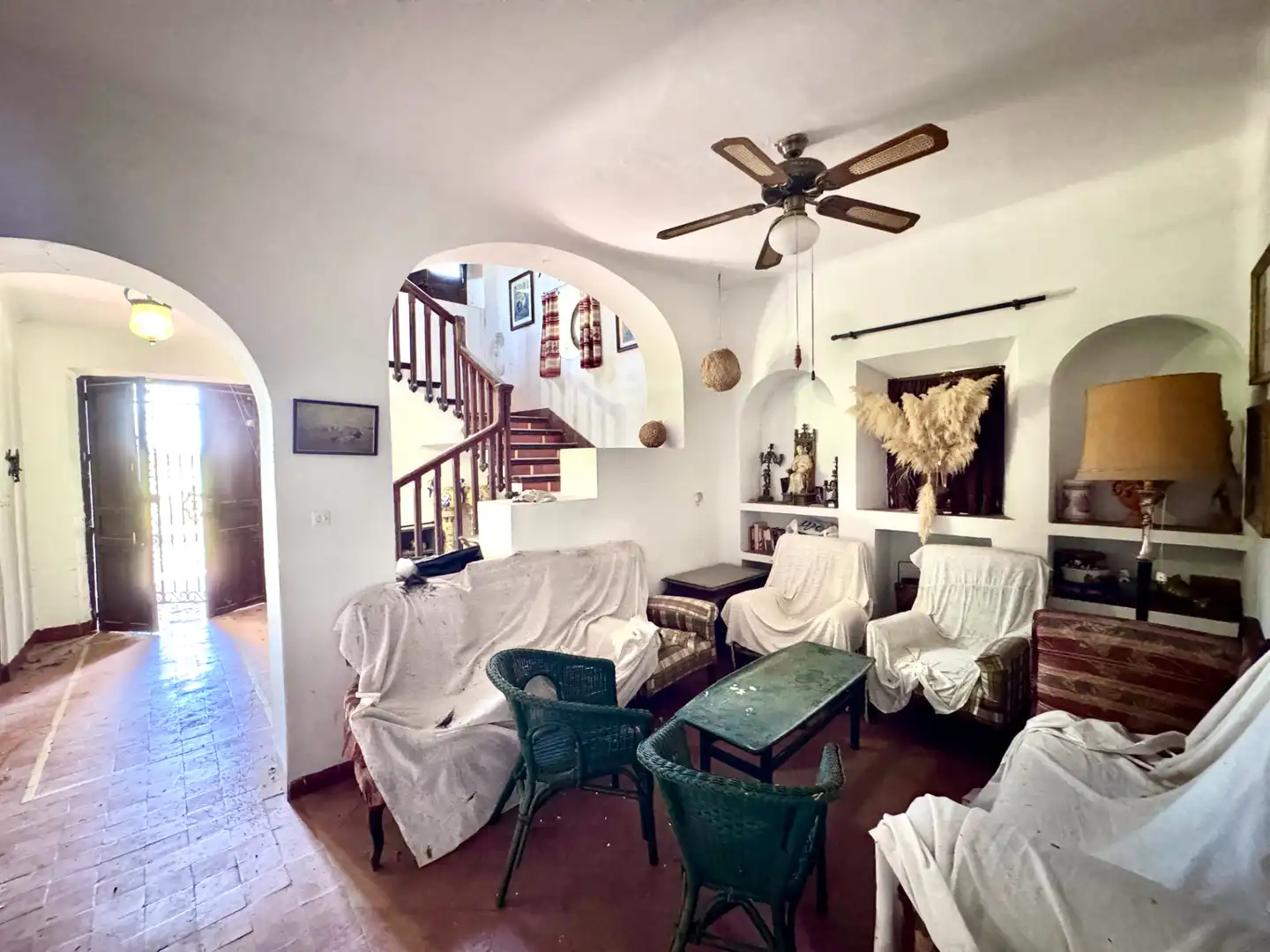 Sala de estar de Casa o chalet en venta en Granada con Jardín privado, Terraza y Trastero