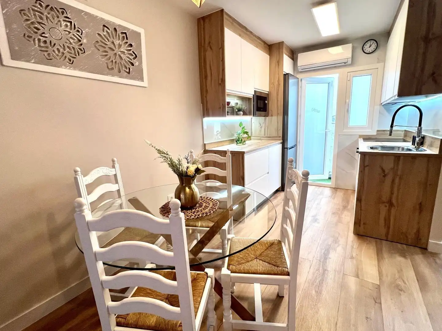 Kitchen of Houses for rent in Plasencia  with Air Conditioner, Furnished and Balcony