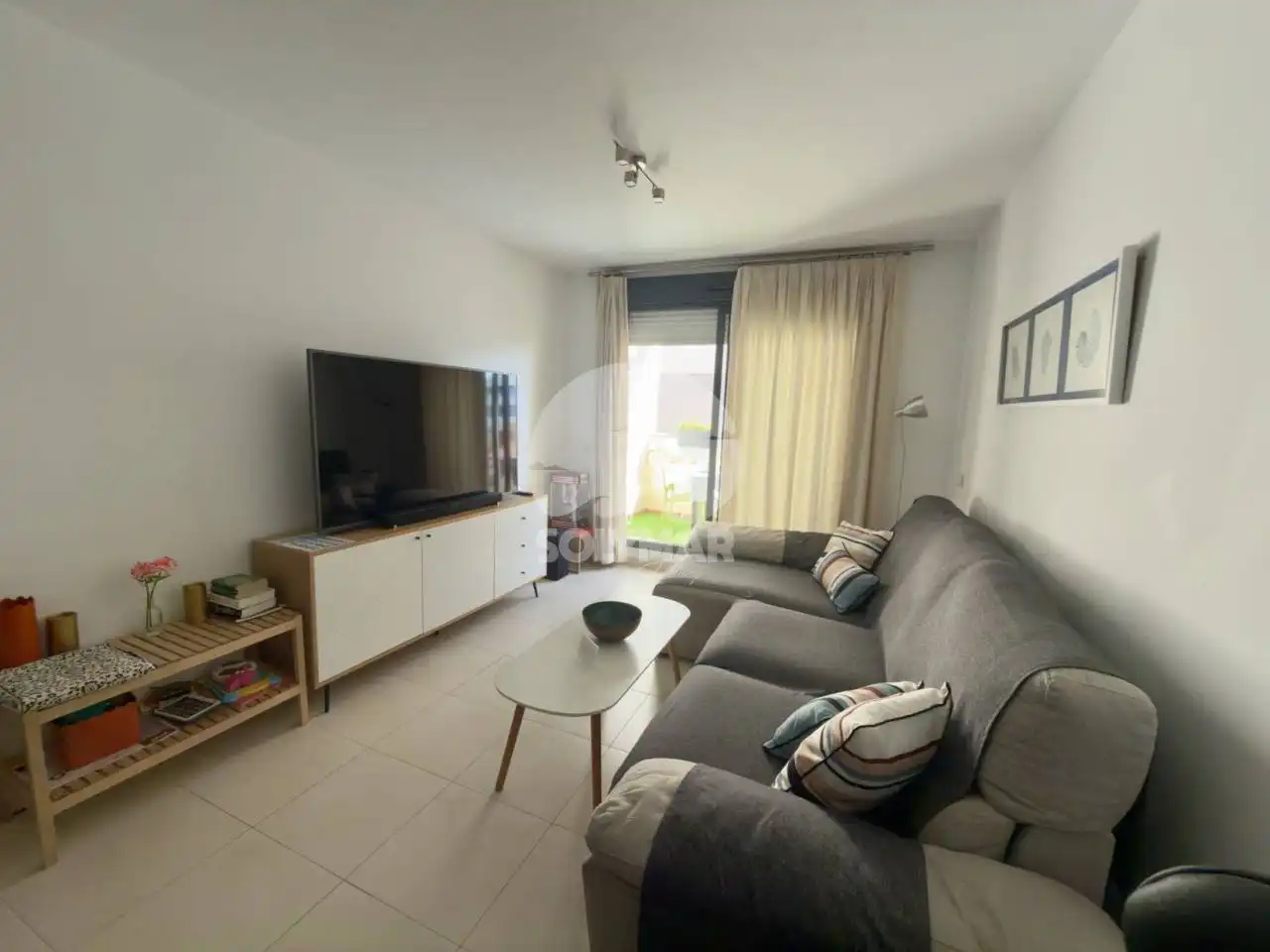 Sala d'estar de Àtic de lloguer en Vélez-Málaga amb Aire condicionat, Calefacció i Terrassa