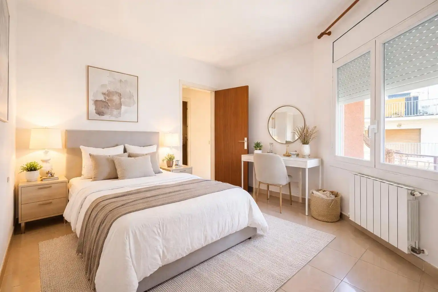 Bedroom of Flat for sale in Vilafranca del Penedès  with Heating, Balcony and Alarm
